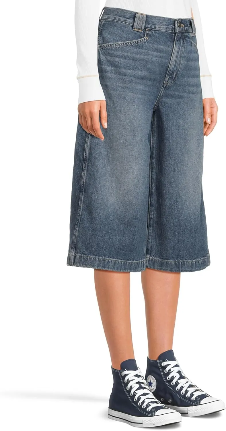 Madewell Women's Denim Culotte in Concho Wash