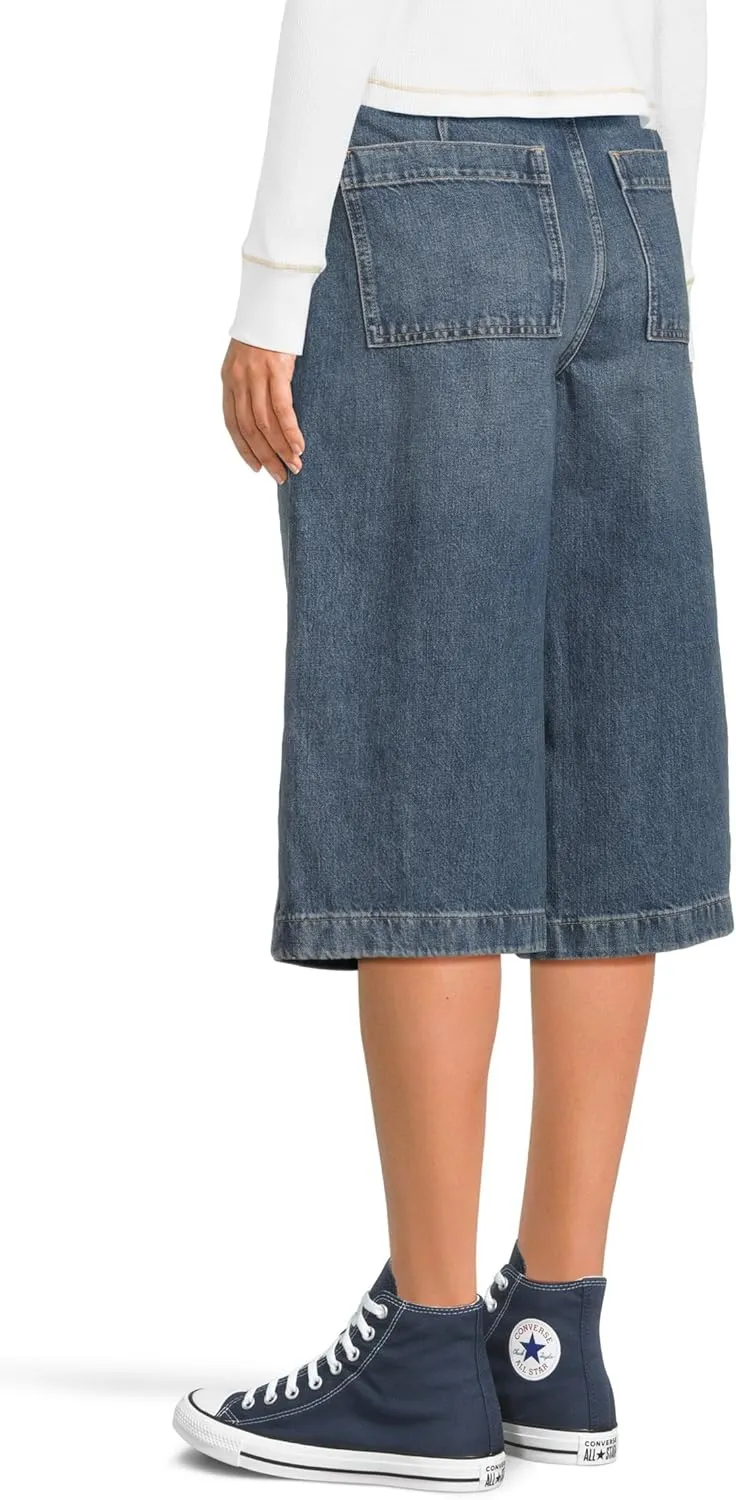Madewell Women's Denim Culotte in Concho Wash