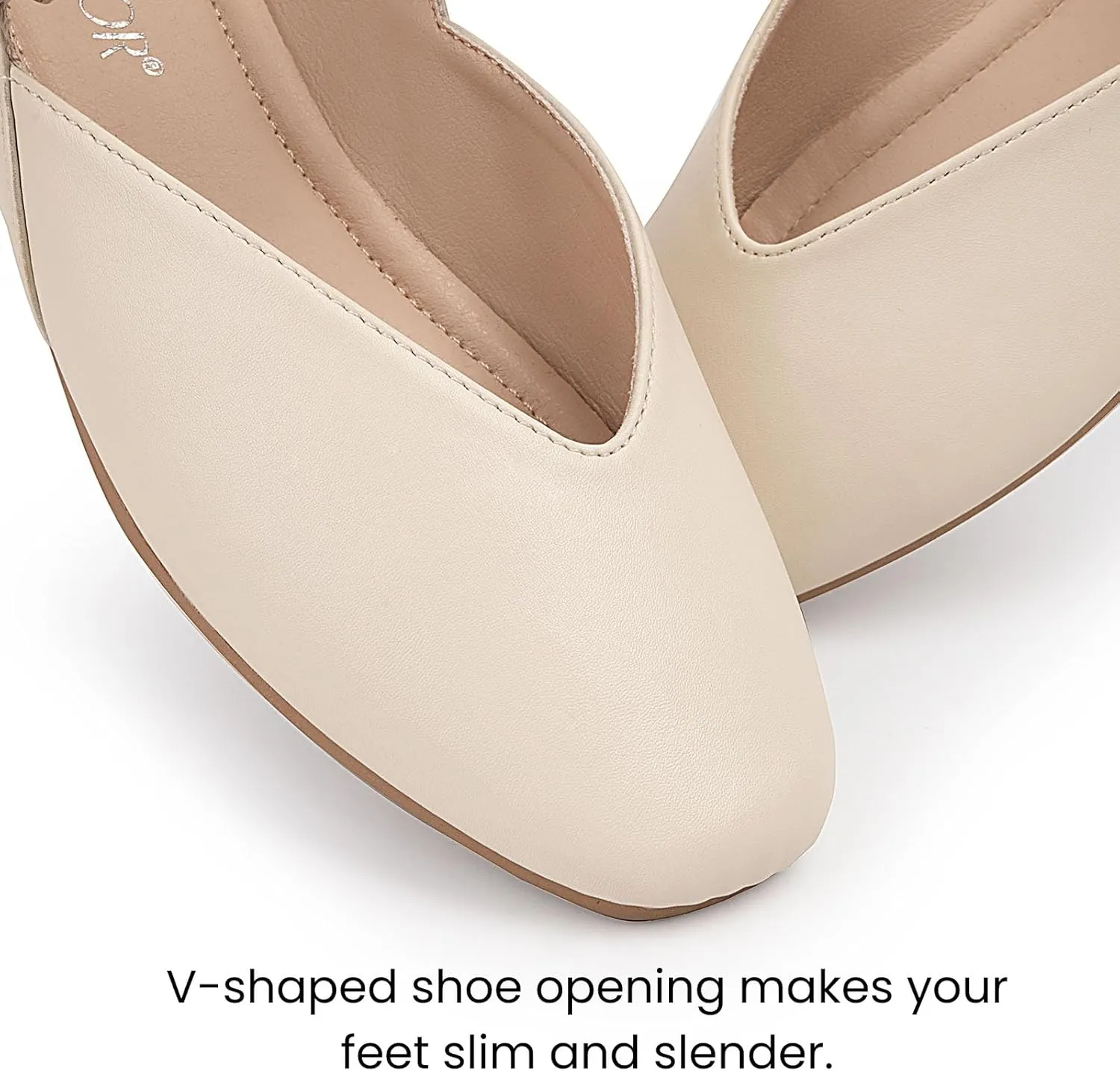 Mary Jane Shoes Women, Square Toe Ballet Flats Shoes, Comfortable Strap Ballet Flats, Flats for Women Dressy with Adjustable Buckle