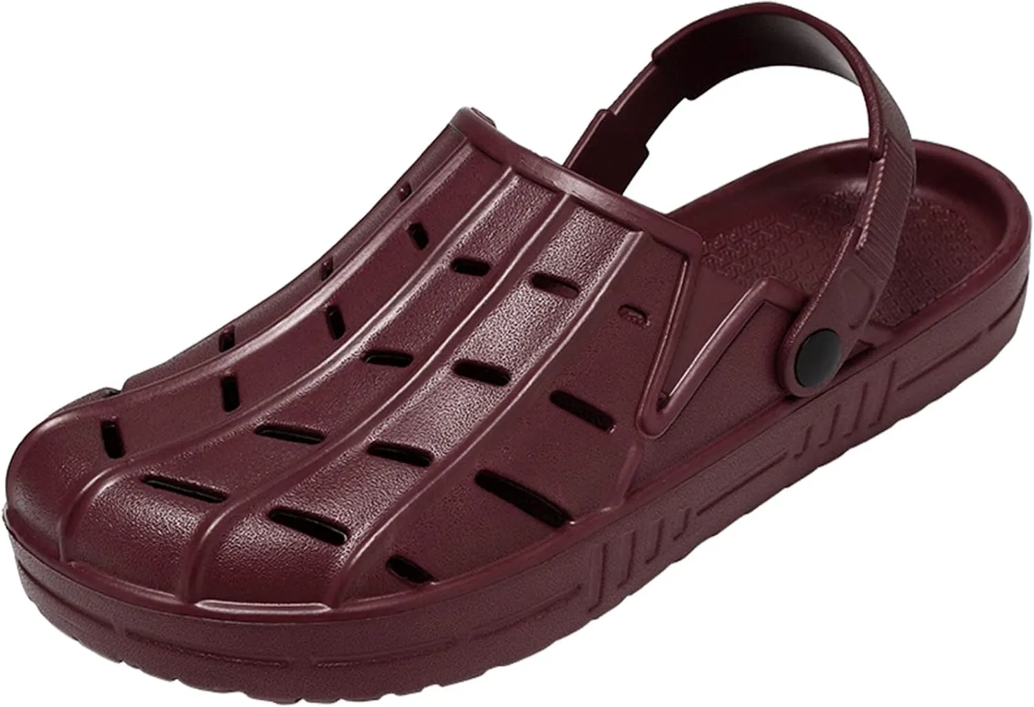 Meidiastra Men Large Size Clogs Oversize EVA Garden Shoes Waterproof Beach Sandals Slip On Water Shoes Slippers with Adjustable Strap