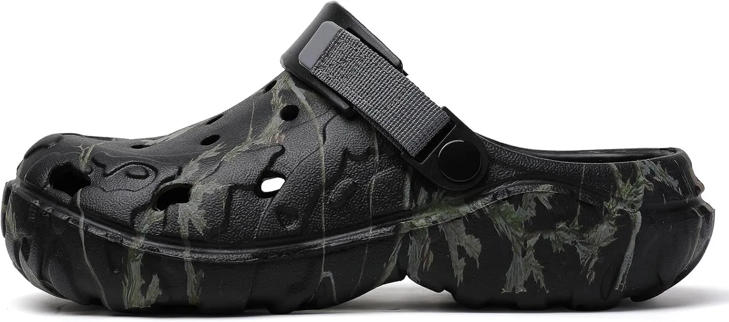 Men's Clogs Athletic Sports Outdoor Sandals Water Beach Shoes Indoor Outdoor Walking Slippers