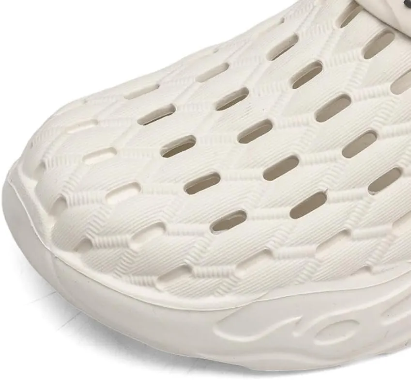 Men's Garden Clogs Slip On Slides Shoes Water Beach Pool Sandals for Men Outdoor Slippers with Cushion Footbed