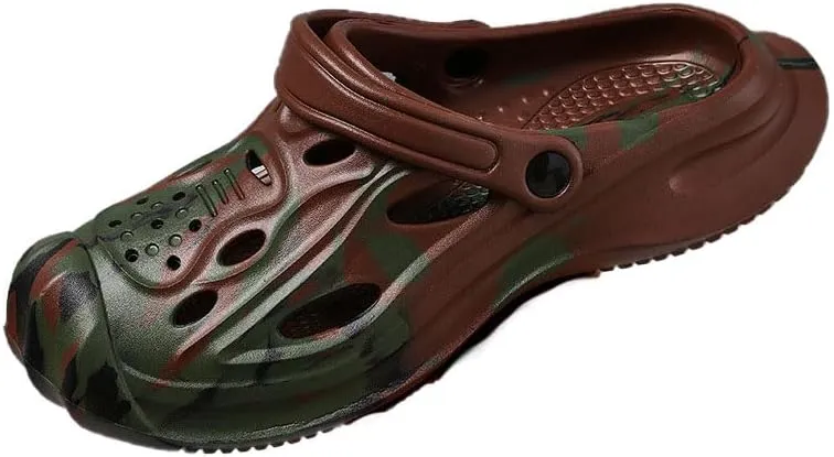 Men's Garden Clogs Slip On Slides Shoes Water Beach Pool Sandals Outdoor Slippers for Men
