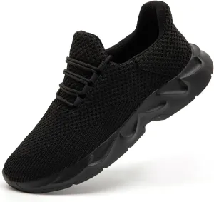 Mens Running Tennis Casual Walking Shoes Anti Slip Comfortable Lightweight Breathable Fashion Sneakers Non Slip Workout Gym Shoes for Running