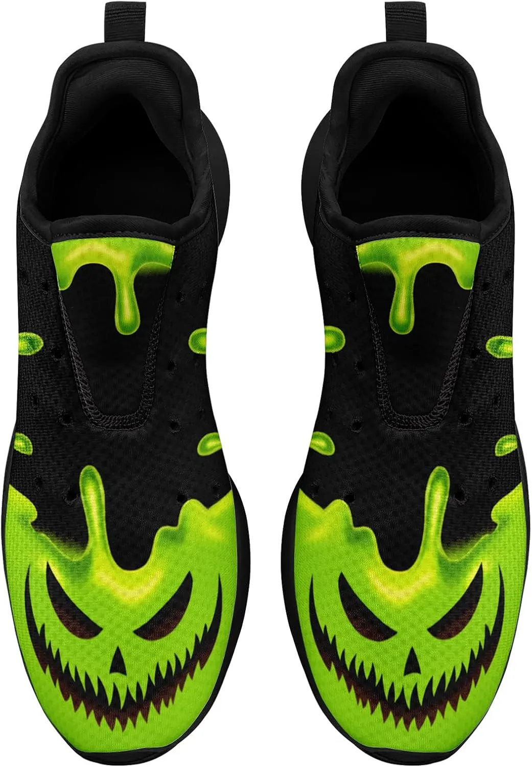 Men's Skull Walking Running Shoes Cushion Fashion Sneakers Lightweight Breathable Athletic Sports Tennis Shoes