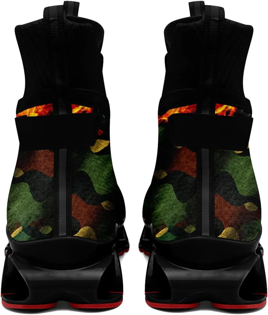 Men's Walking Running Shoes Fashion Sneakers Lightweight Breathable Slip On Athletic Trainer Women Tennis Shoes