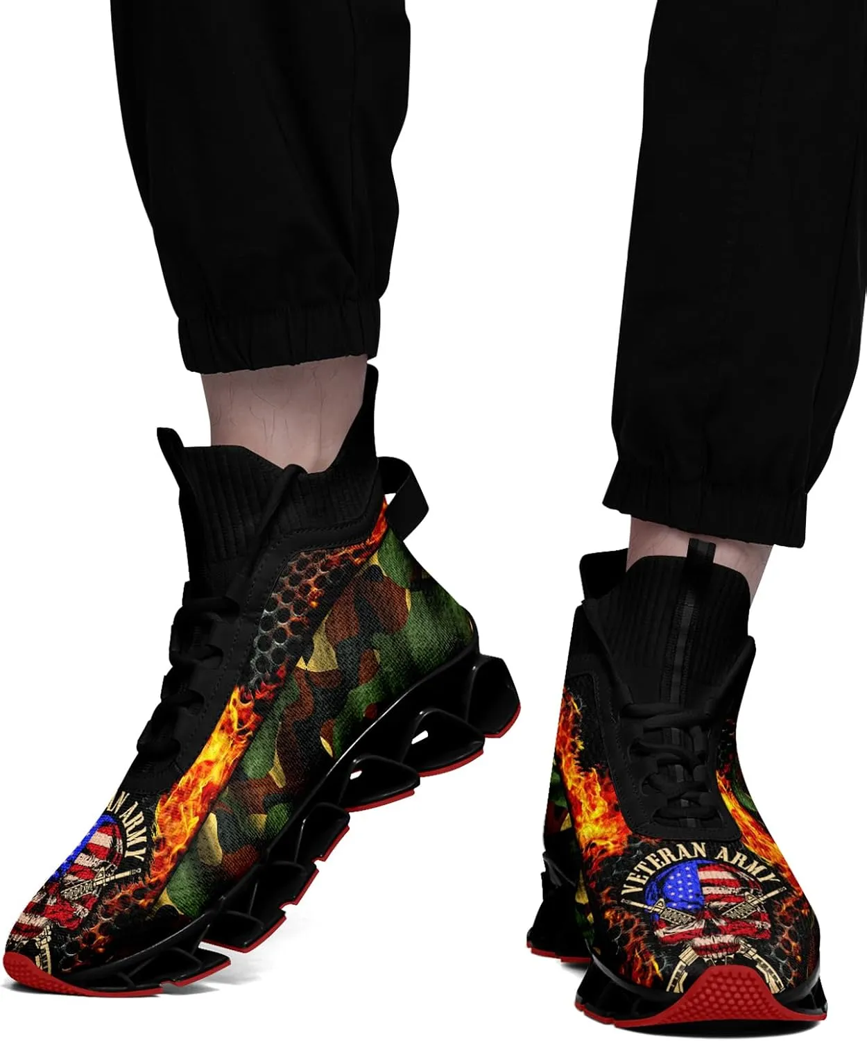Men's Walking Running Shoes Fashion Sneakers Lightweight Breathable Slip On Athletic Trainer Women Tennis Shoes