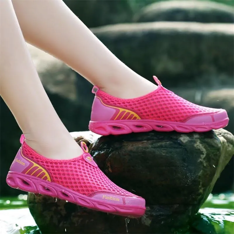 Mens Womens Lightweight Breathable Water Shoes for River Beach