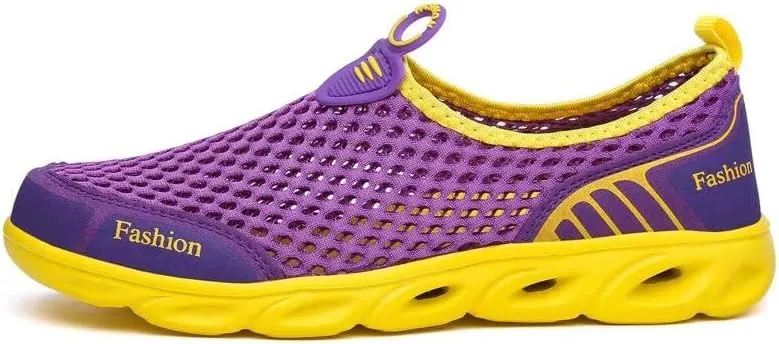 Mens Womens Lightweight Breathable Water Shoes for River Beach