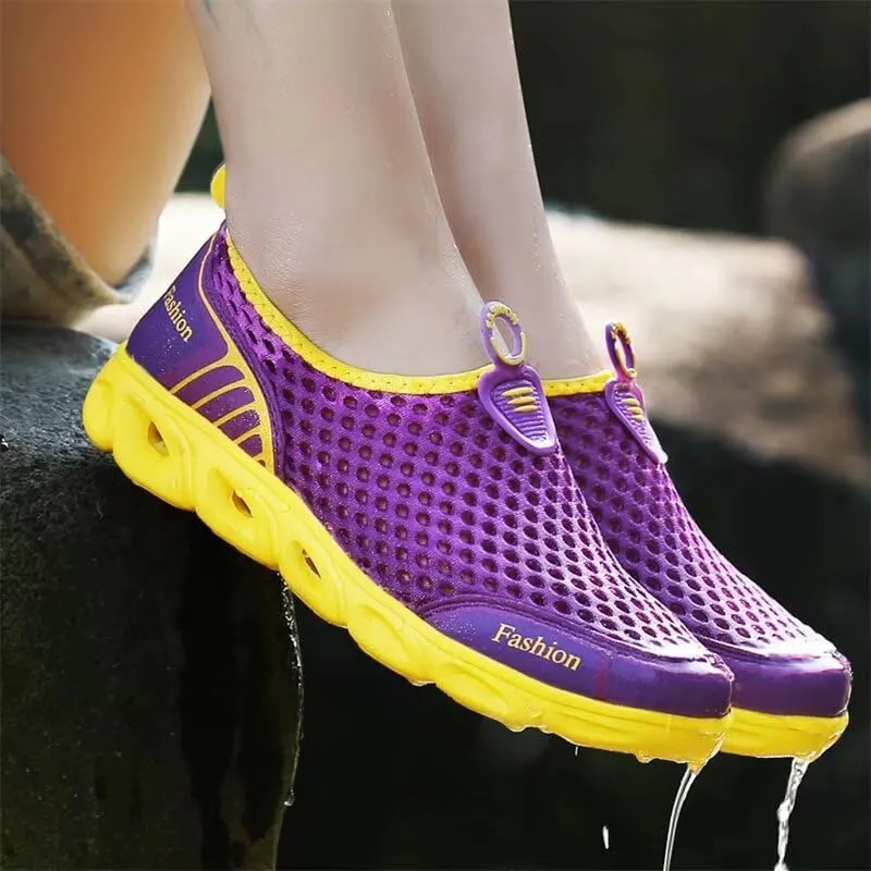 Mens Womens Lightweight Breathable Water Shoes for River Beach