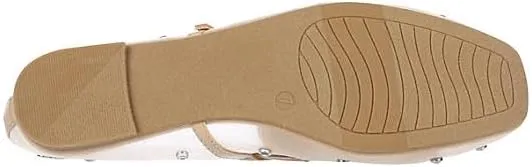 Michael By Michael Shannon Miller - Women's Dressy Mesh Rhinestone Mary Jane Ballet Flats