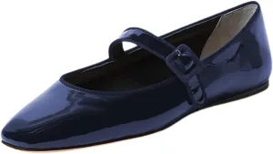 miss left Women's Comfort Buckle Strap Mary Janes Classic Closed Round Toe Ballet Flats Slip On Cozy Casual Dance Shoes Size 4-16 US