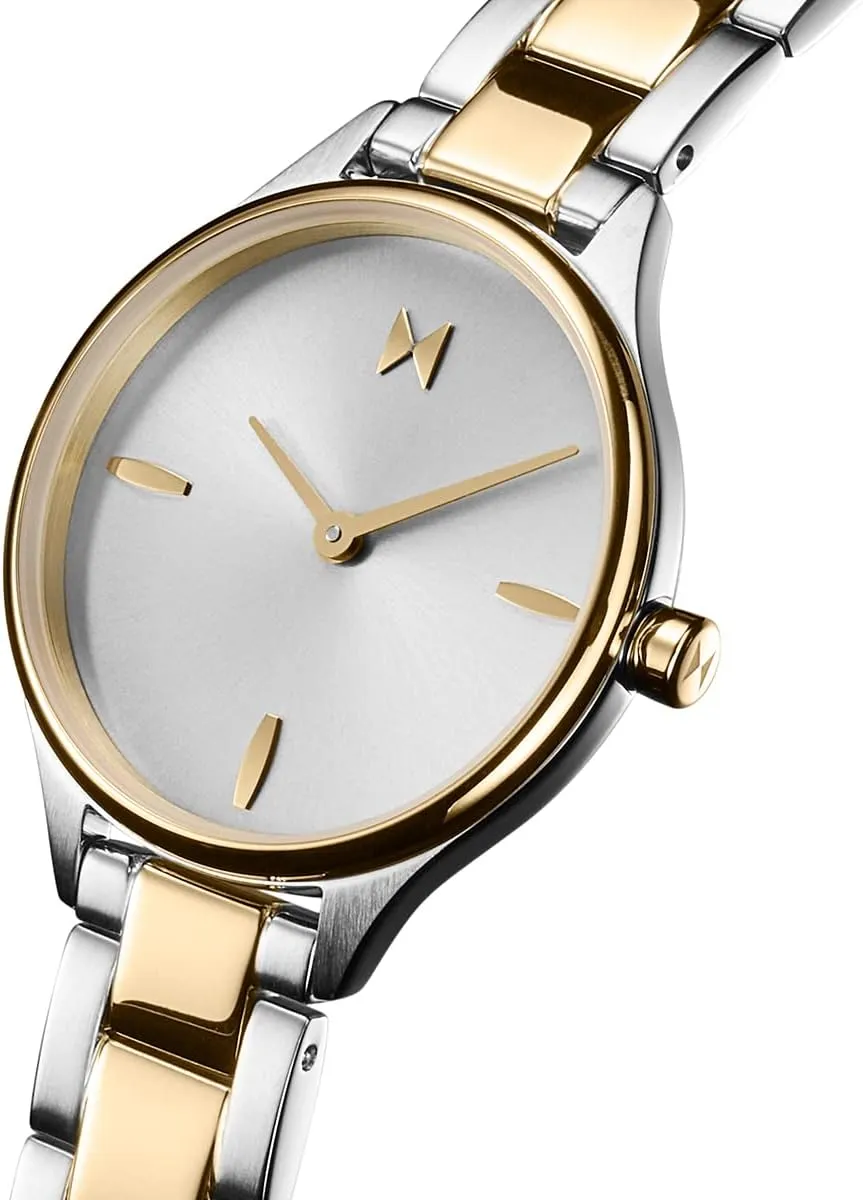 MVMT Reina Japanese Quartz Watch - Women’s Wristwatch - 5 ATM/50 Meters Water-Resistant Analog Watch - Classic Bangle Watch for Women - Interchangeable Bands - 30mm