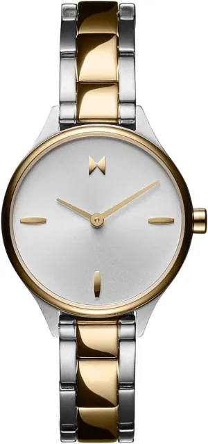 MVMT Reina Japanese Quartz Watch - Women’s Wristwatch - 5 ATM/50 Meters Water-Resistant Analog Watch - Classic Bangle Watch for Women - Interchangeable Bands - 30mm