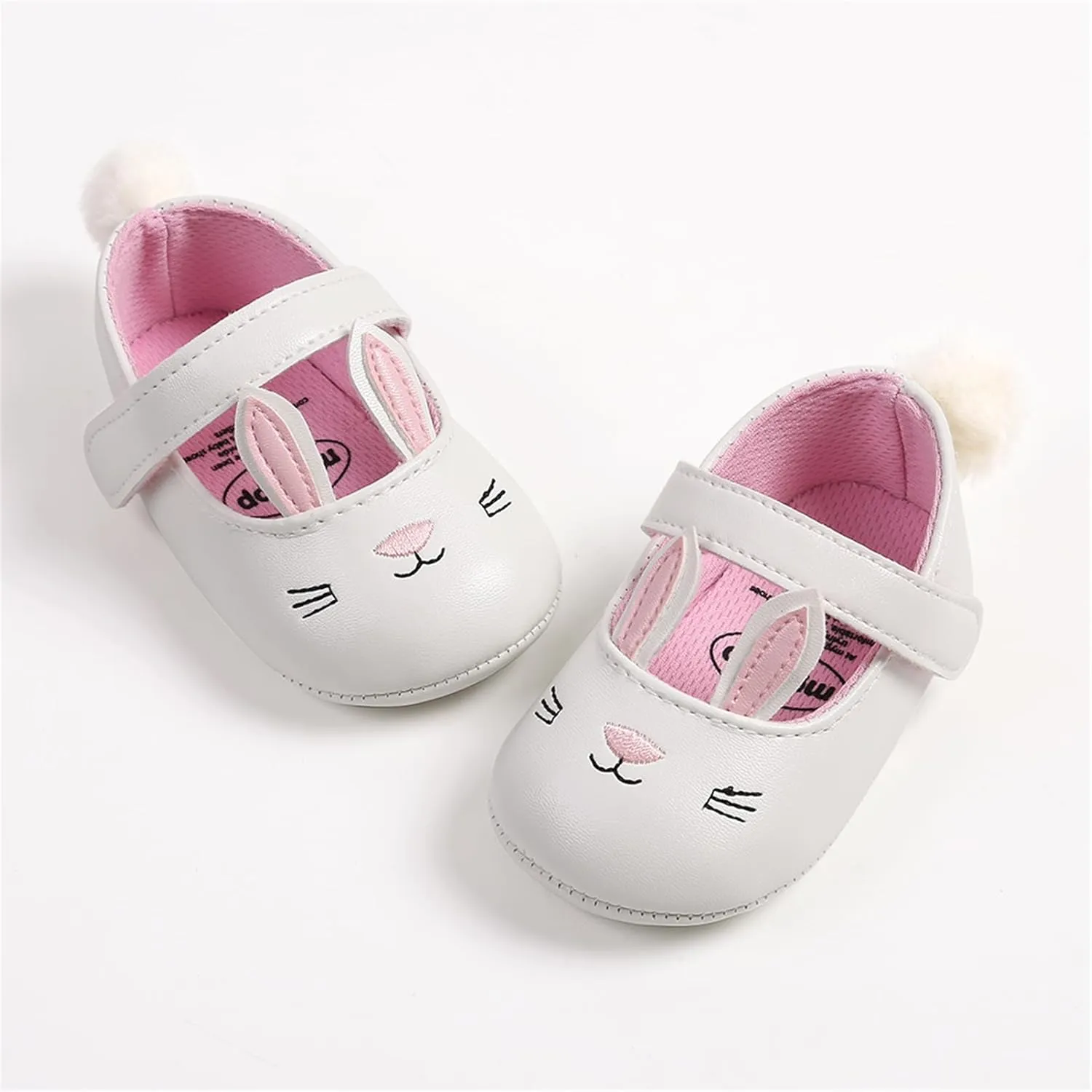 myppgg Baby Girls Mary Jane Flats Sparkly Bowknot Princess Dress Crib Shoes Non-Slip for Toddler First Walkers