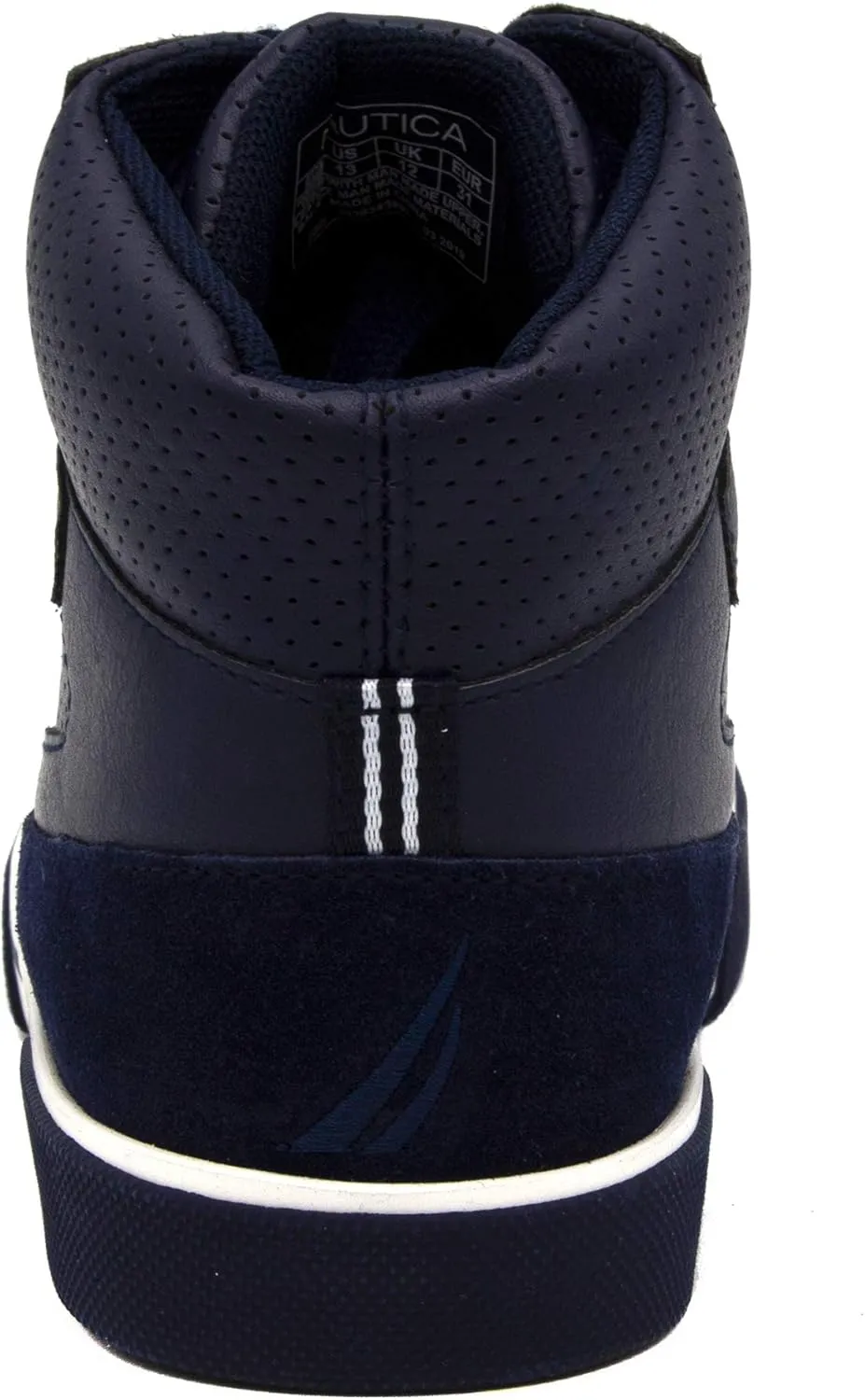 Nautica Kids Sneaker: Lace-Up Fashion Shoe with Boot-Like High Top Design for Boys and Girls (Big Kid/Little Kid Sizes) - Horizon