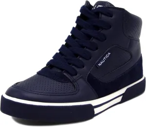 Nautica Kids Sneaker: Lace-Up Fashion Shoe with Boot-Like High Top Design for Boys and Girls (Big Kid/Little Kid Sizes) - Horizon