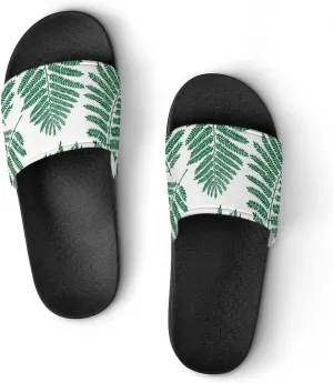 New Zealand Maori Fern PVC Home Slippers Beach Shower Sandals Summer Non-Slip Outdoor Shoes for Men Women
