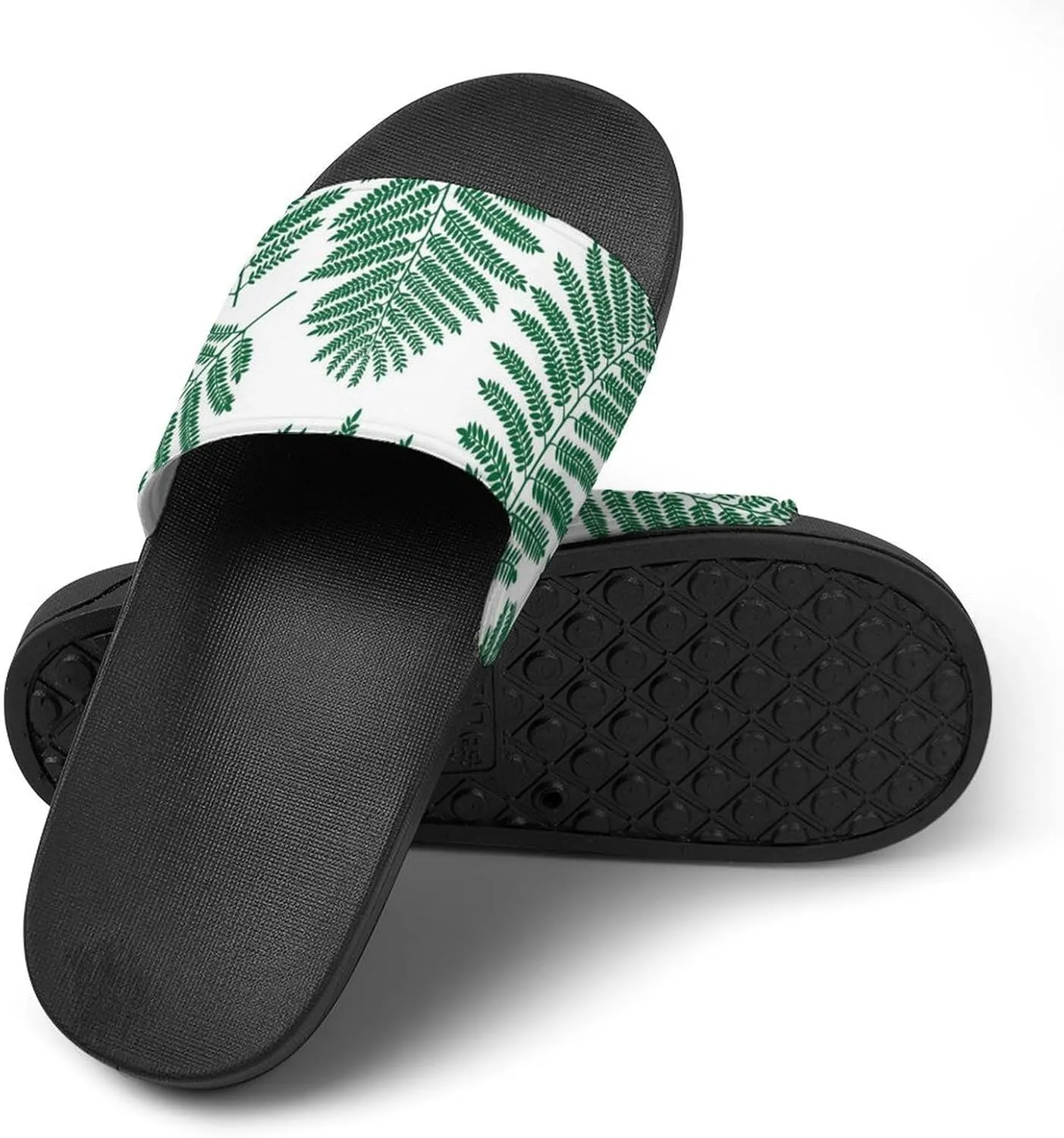 New Zealand Maori Fern PVC Home Slippers Beach Shower Sandals Summer Non-Slip Outdoor Shoes for Men Women
