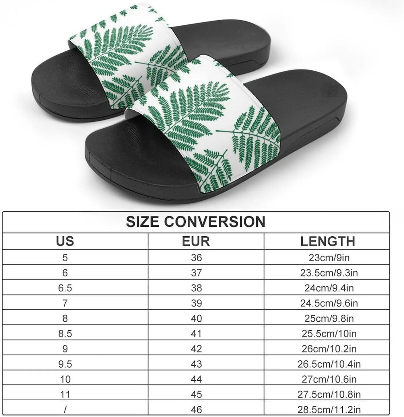 New Zealand Maori Fern PVC Home Slippers Beach Shower Sandals Summer Non-Slip Outdoor Shoes for Men Women