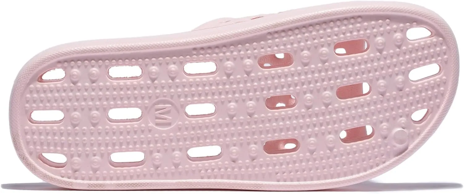NewDenBer Bathroom Shower Shoes for Women and Men Non-Slip Quick Drying Beach Pool Shower Slides Sandals with Drain Holes