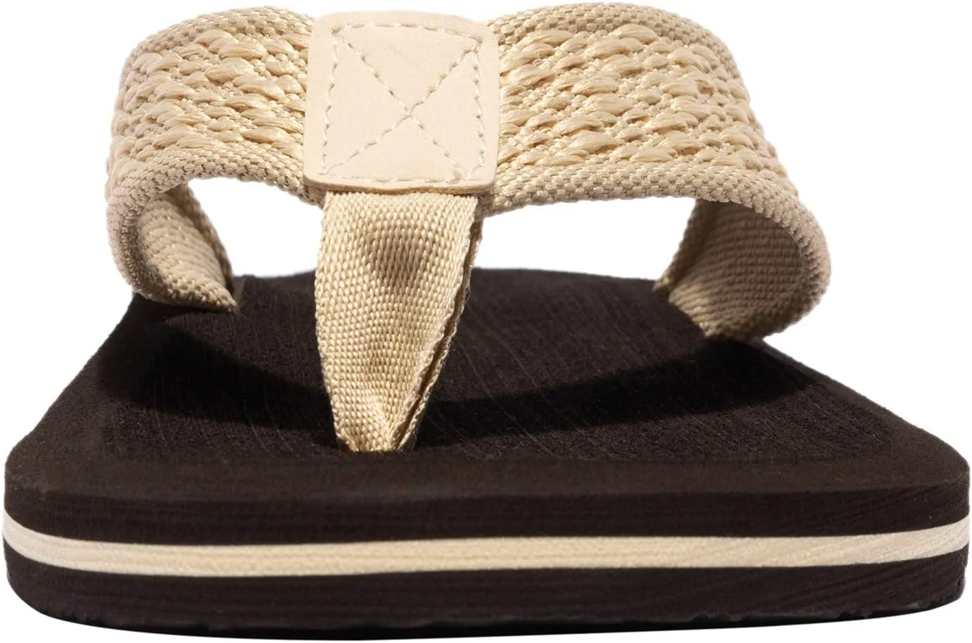 NewDenBer Mens Flip Flops Comfortable Thong Sandals Lightweight Summer Beach Sandals