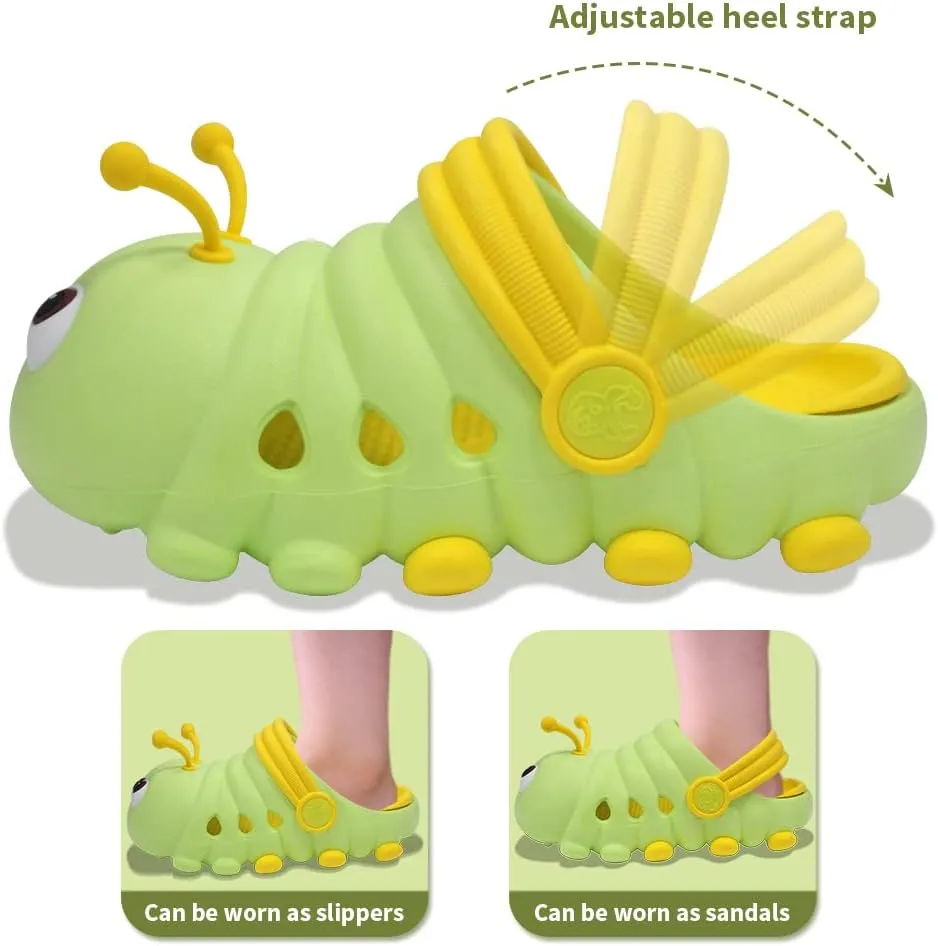 NW Kids Cute Clogs Garden Shoes Toddler Boys Girls Non-Slip Soft EVA Slides Slippers Indoor Outdoor Waterproof Children Water Shower Beach Pool Sandals