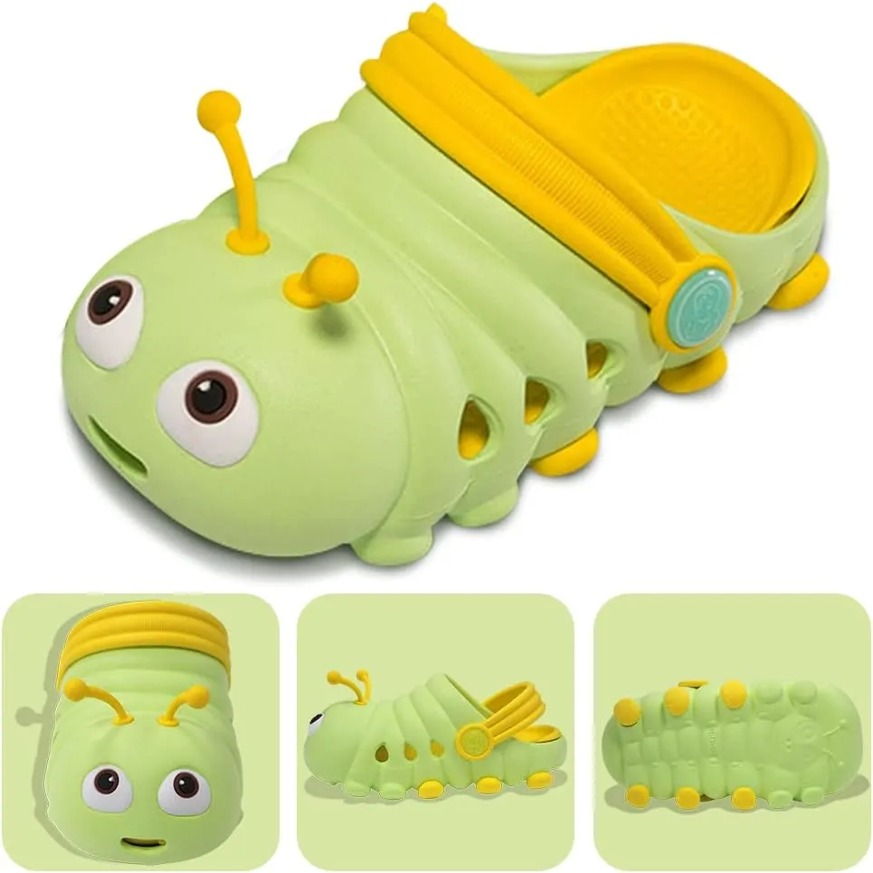 NW Kids Cute Clogs Garden Shoes Toddler Boys Girls Non-Slip Soft EVA Slides Slippers Indoor Outdoor Waterproof Children Water Shower Beach Pool Sandals