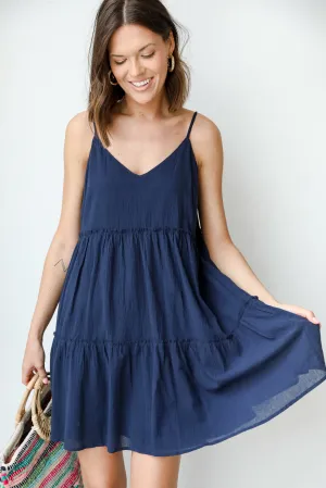 Off To Paradise Tiered Mini Dress