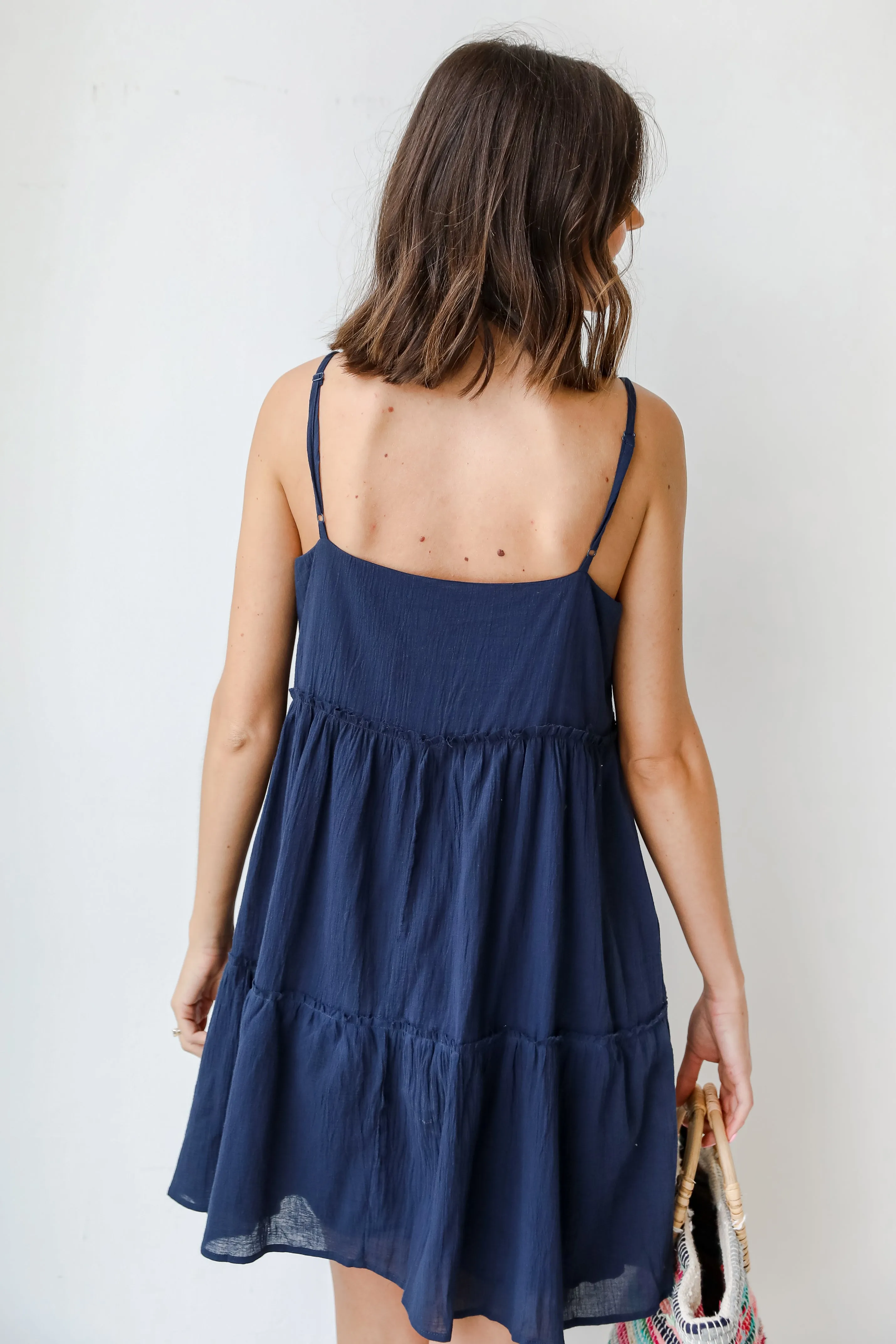 Off To Paradise Tiered Mini Dress