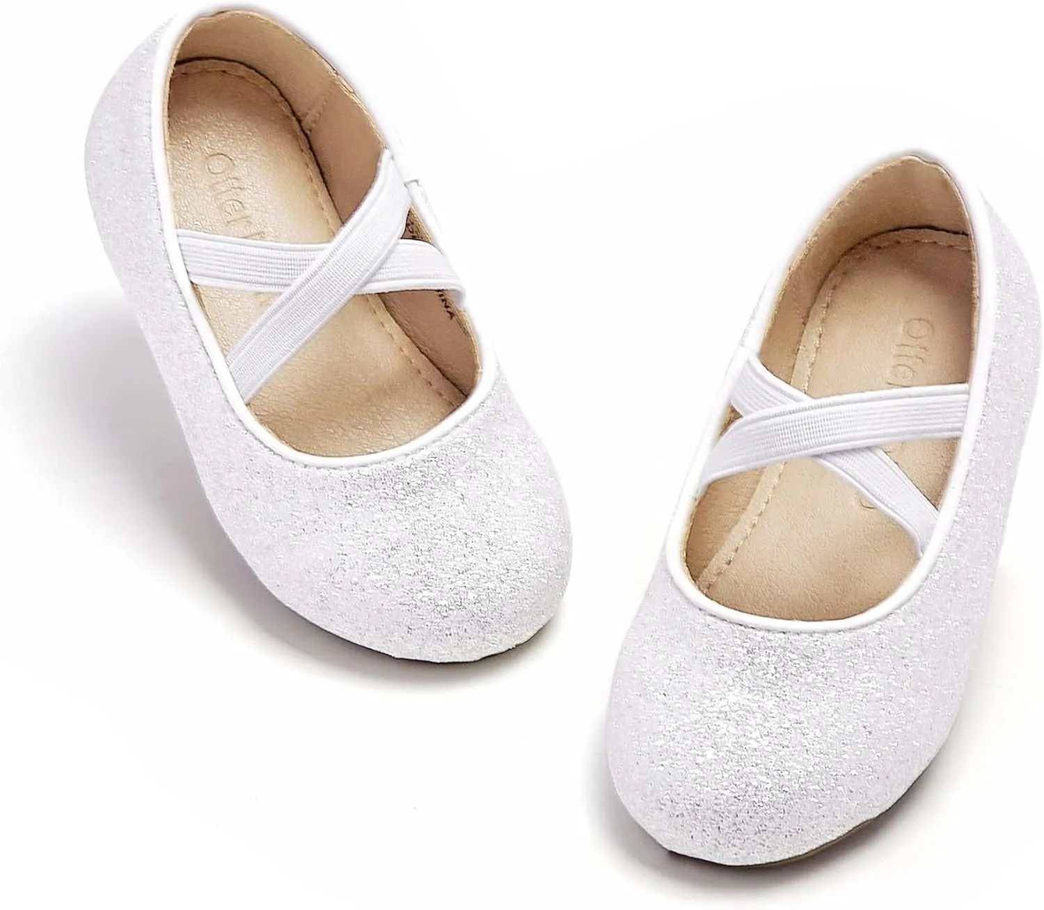 Otter MOMO Toddler Little Girls Party Dress Princess Shoes Slip On Mary Jane Ballerina Flats Shoes