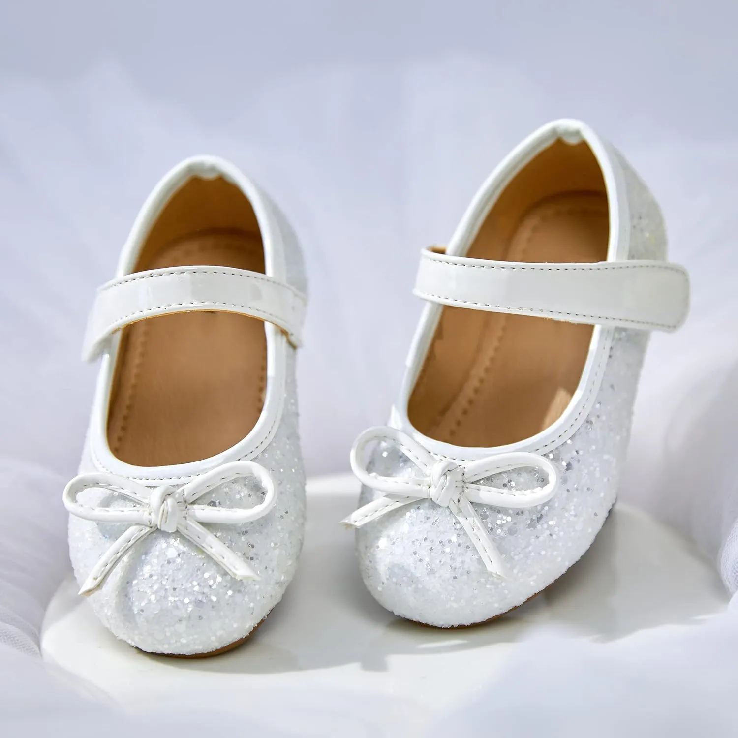 Otter MOMO Toddler/Little Girls Mary Jane Ballerina Flats Shoes Slip-on School Party Dress Shoes
