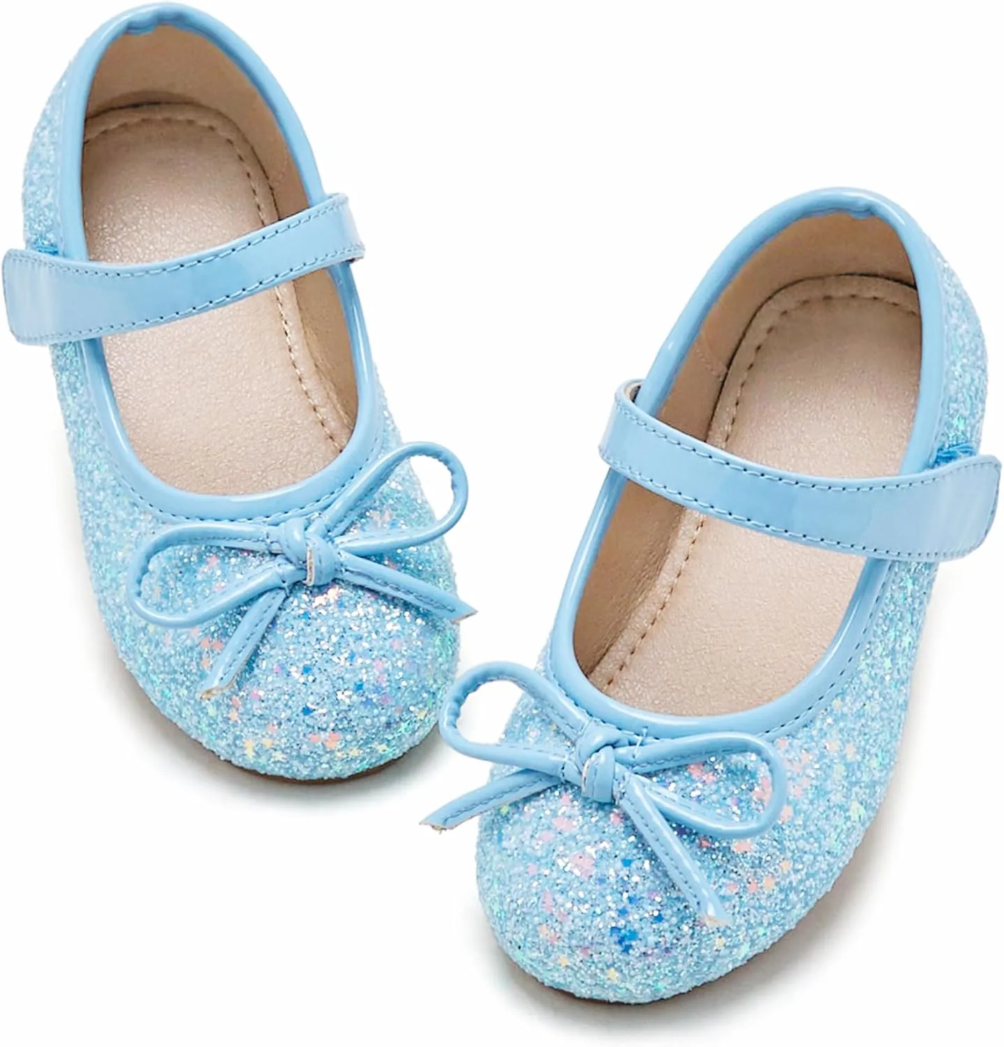Otter MOMO Toddler/Little Girls Mary Jane Ballerina Flats Shoes Slip-on School Party Dress Shoes