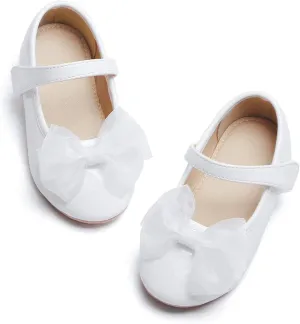 Otter MOMO Toddler/Little Girls Mary Jane Ballerina Flats Shoes Slip-on School Party Dress Shoes