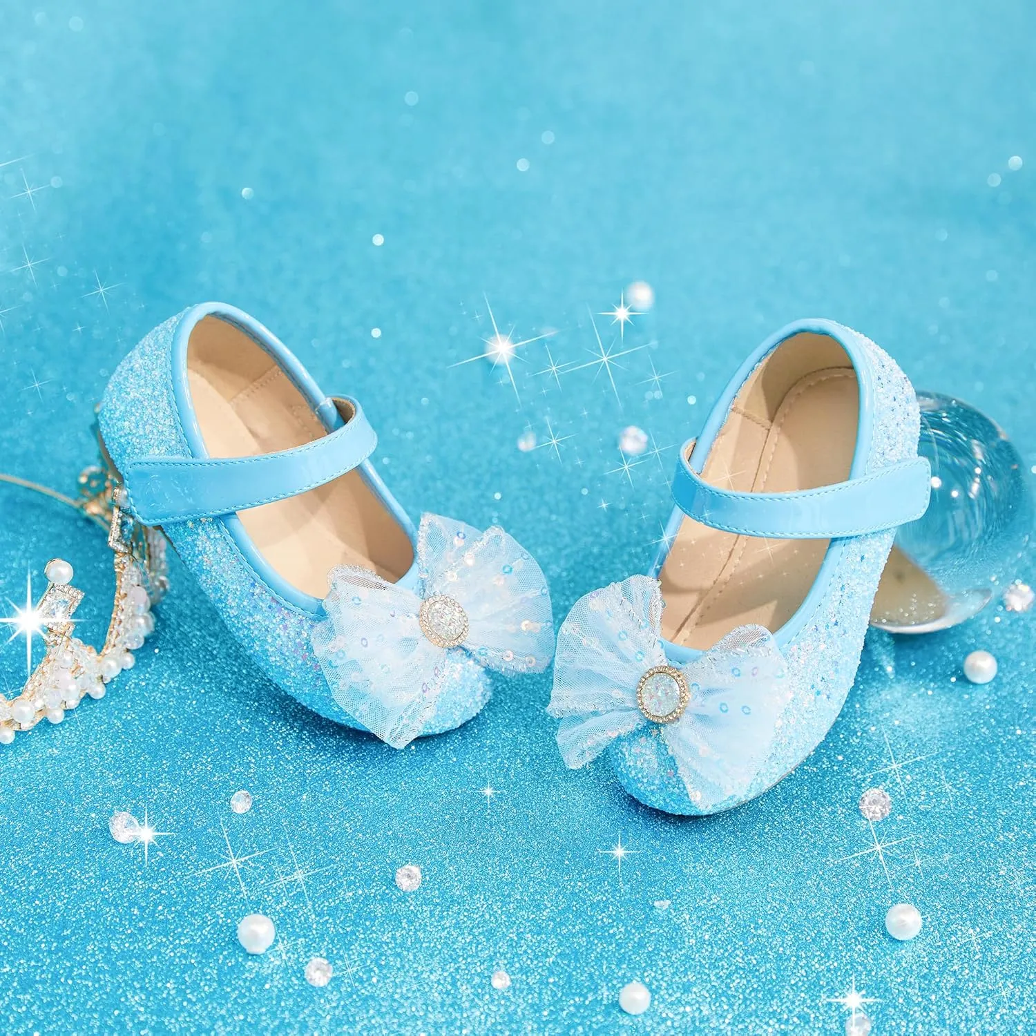 Otter MOMO Toddler/Little Girls Mary Jane Ballerina Flats Shoes Slip-on School Party Dress Shoes