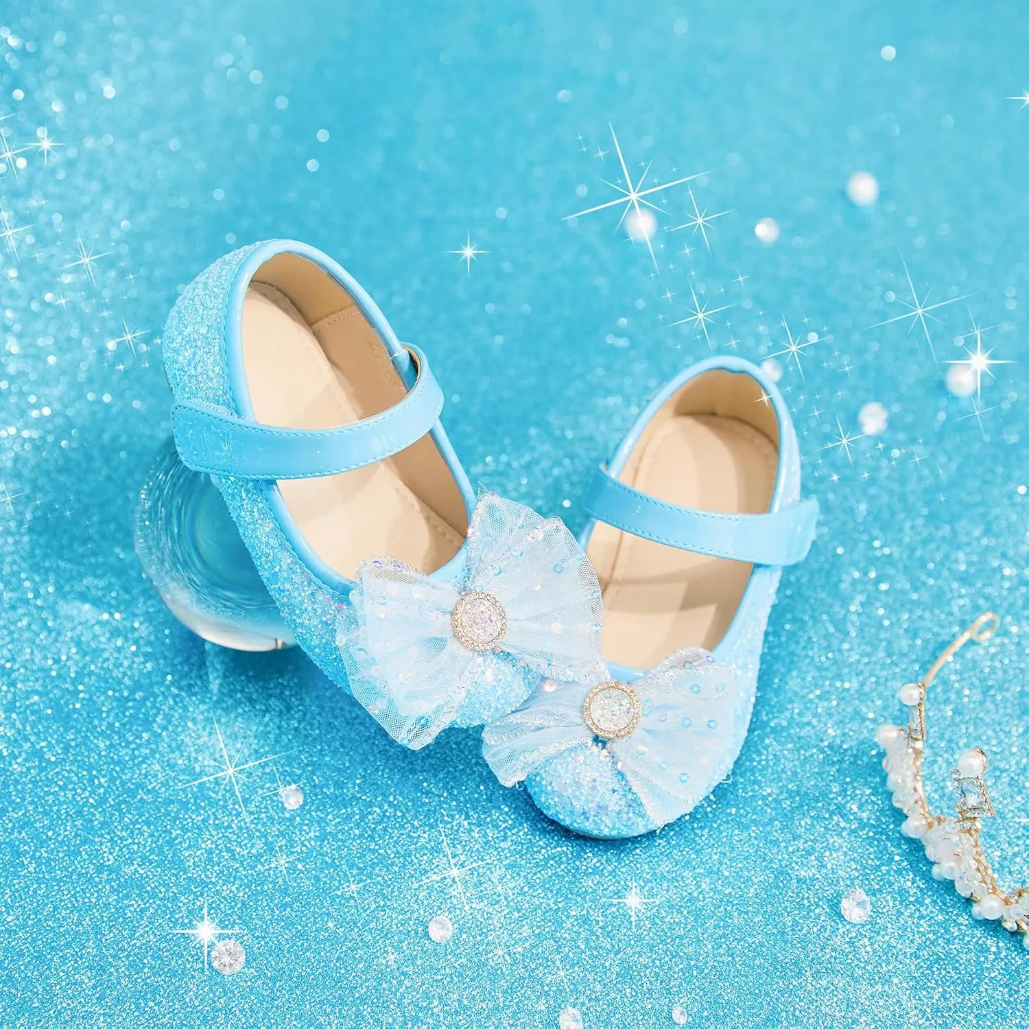 Otter MOMO Toddler/Little Girls Mary Jane Ballerina Flats Shoes Slip-on School Party Dress Shoes
