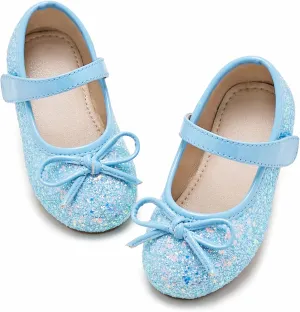 Otter MOMO Toddler/Little Girls Mary Jane Ballerina Flats Shoes Slip-on School Party Dress Shoes