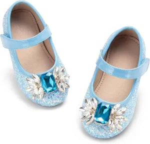 Otter MOMO Toddler/Little Girls Mary Jane Ballerina Flats Shoes Slip-on School Party Dress Shoes