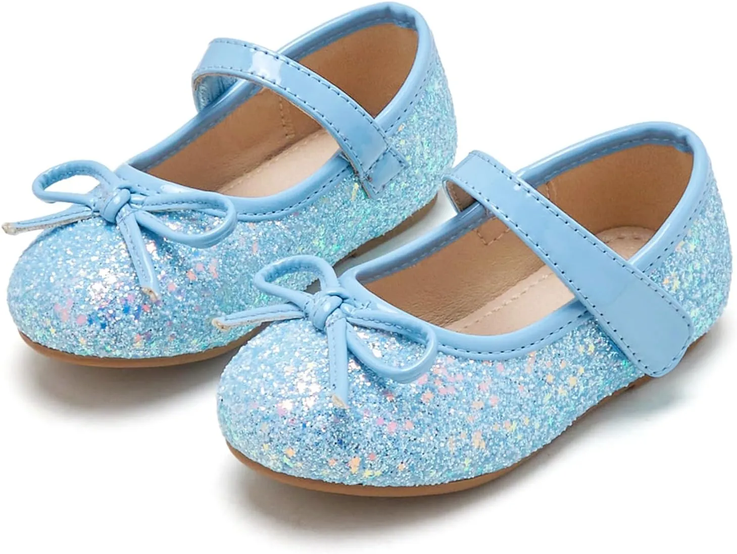 Otter MOMO Toddler/Little Girls Mary Jane Ballerina Flats Shoes Slip-on School Party Dress Shoes