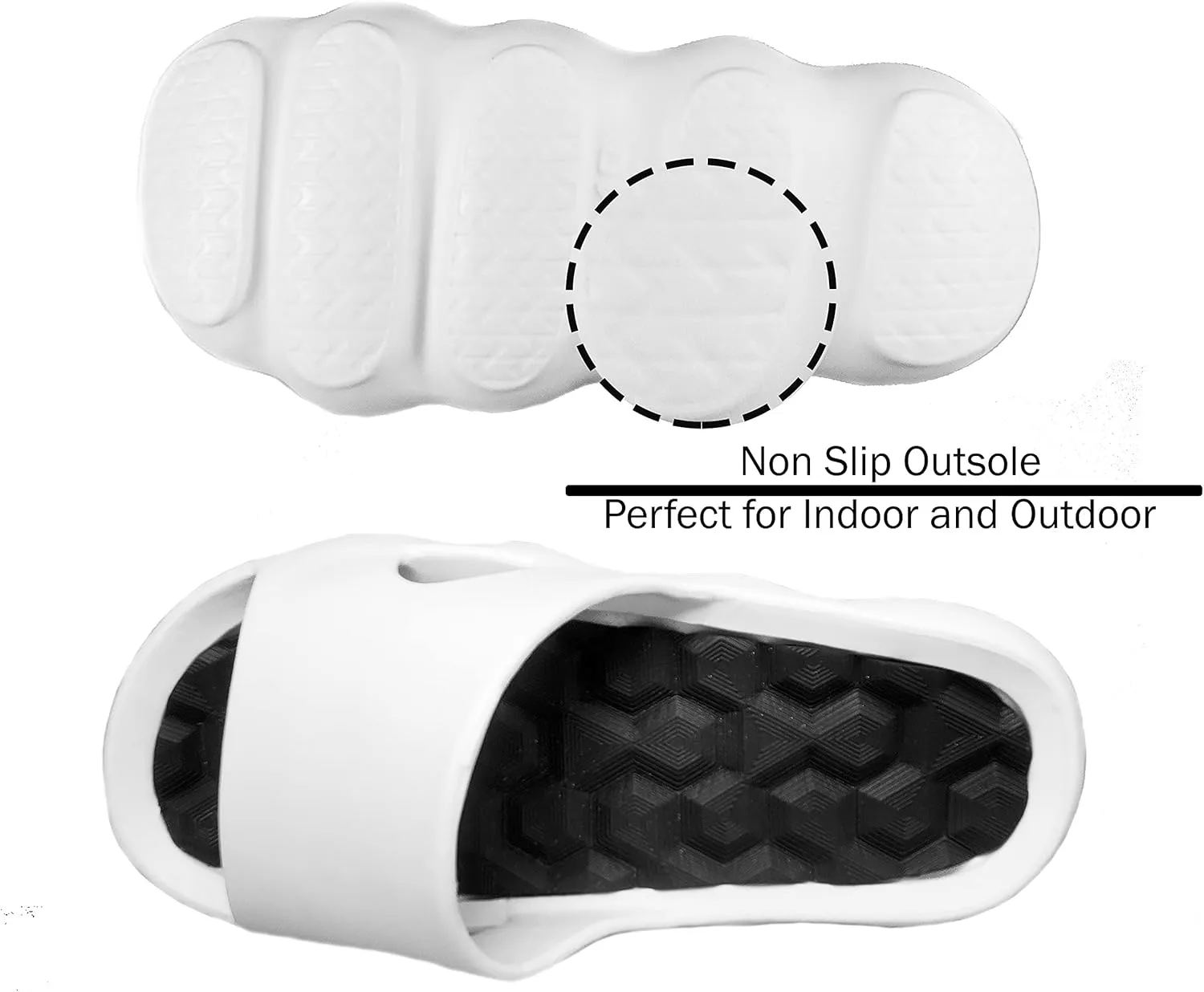 PARKERS Comfortable Stylish Unisex Men's Women's Slides indoor outdoor ultralight non-slip arch support washable recovery sandals
