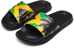 Pineapple House Slippers for Women Men Arch Support Flat Sandals Non Slip Home Pool Shower Slide Slippers