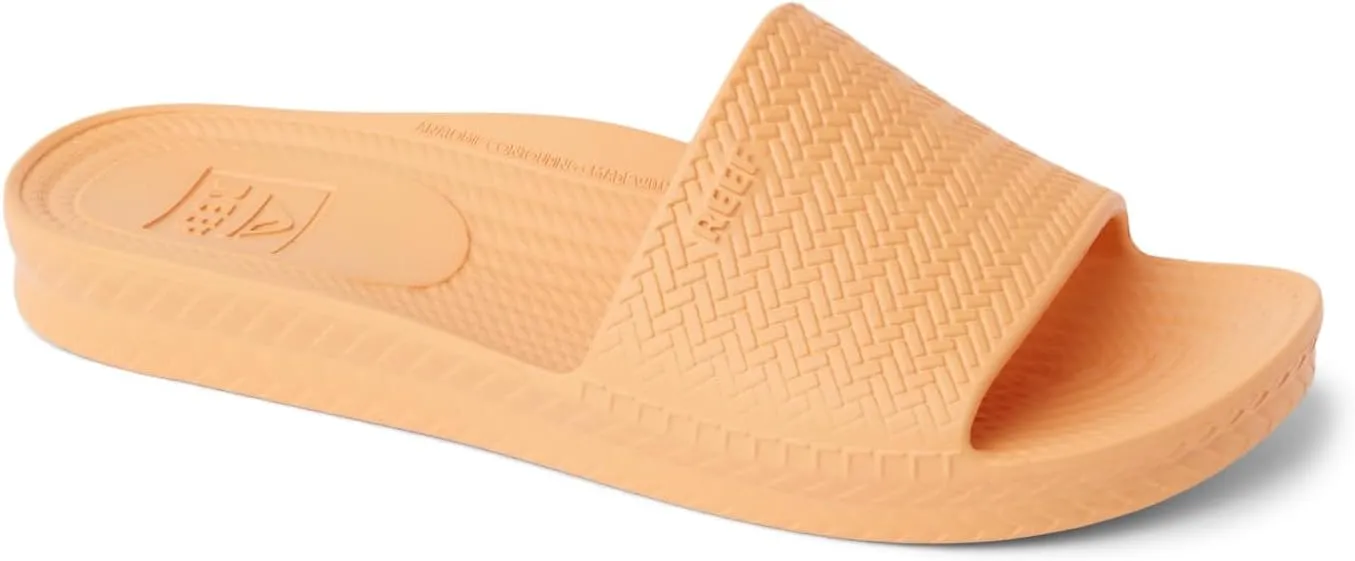 Reef Women's Water Scout Slide Sandal, Apricot, 8