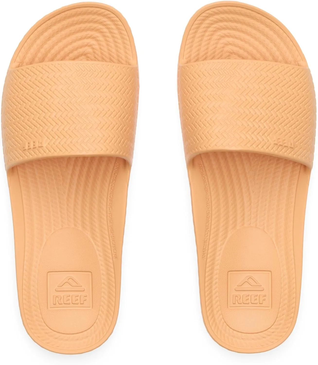 Reef Women's Water Scout Slide Sandal, Apricot, 8