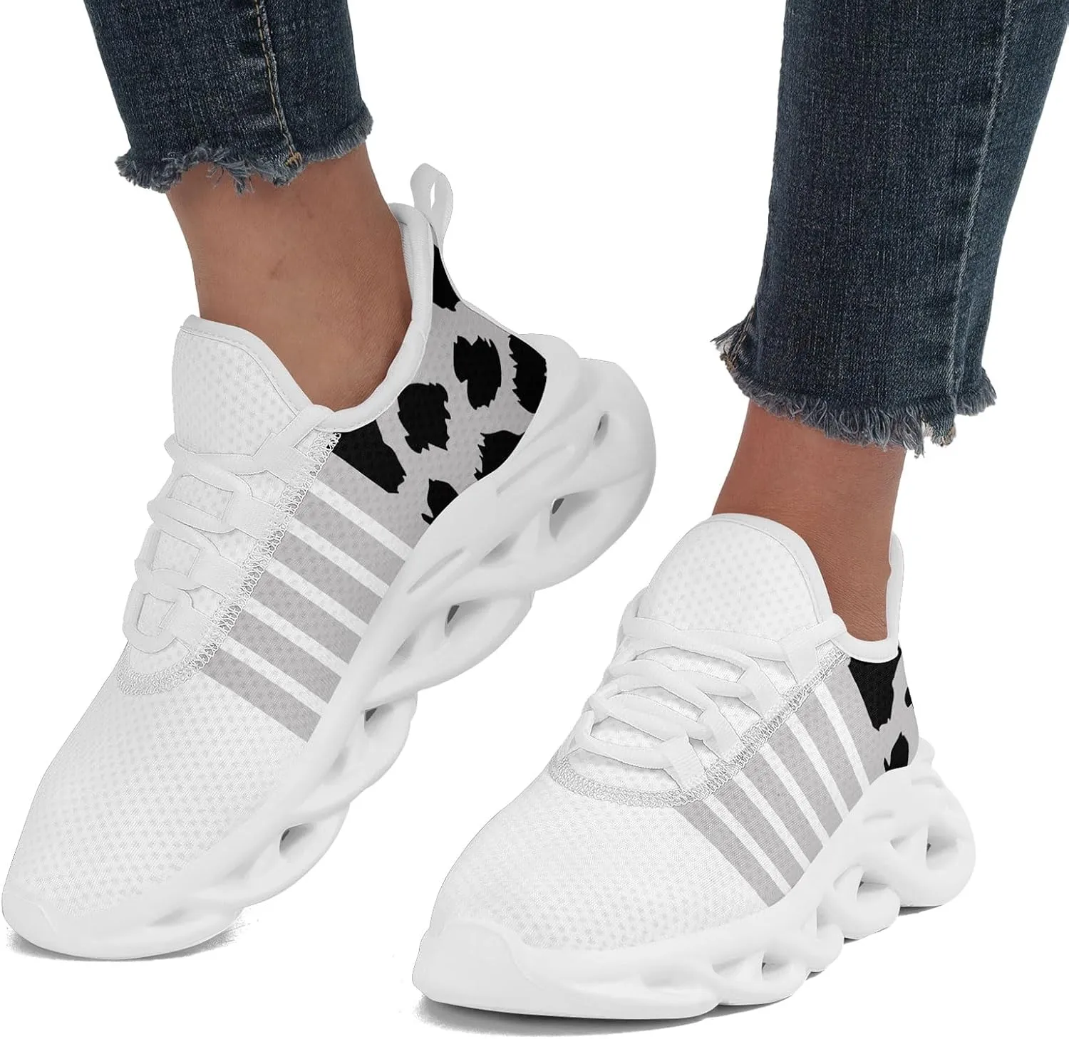 Running Shoes Fashion Sneakers Lightweight Cushion Sports Walking Shoes Casual Comfortable Tennis Athletic Trainers for Men Women