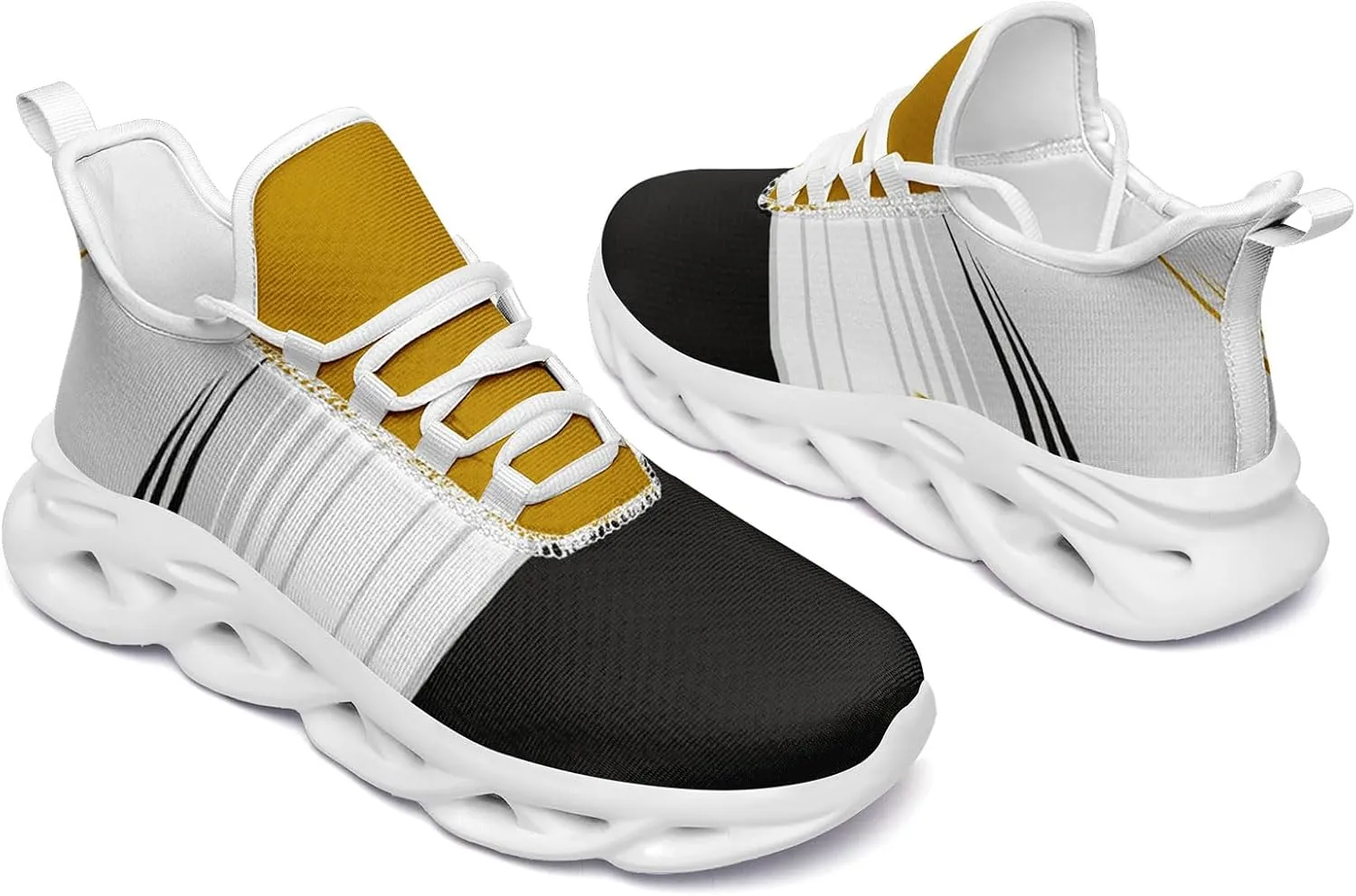 Running Shoes Fashion Sneakers Lightweight Cushion Sports Walking Shoes Casual Comfortable Tennis Athletic Trainers for Men Women
