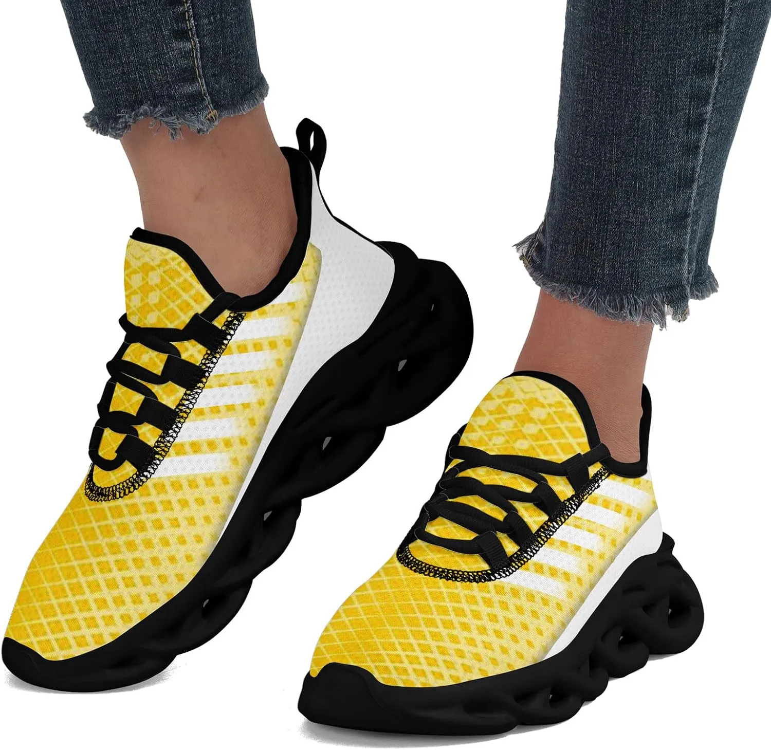 Running Shoes Fashion Sneakers Lightweight Cushion Sports Walking Shoes Casual Comfortable Tennis Athletic Trainers for Men Women