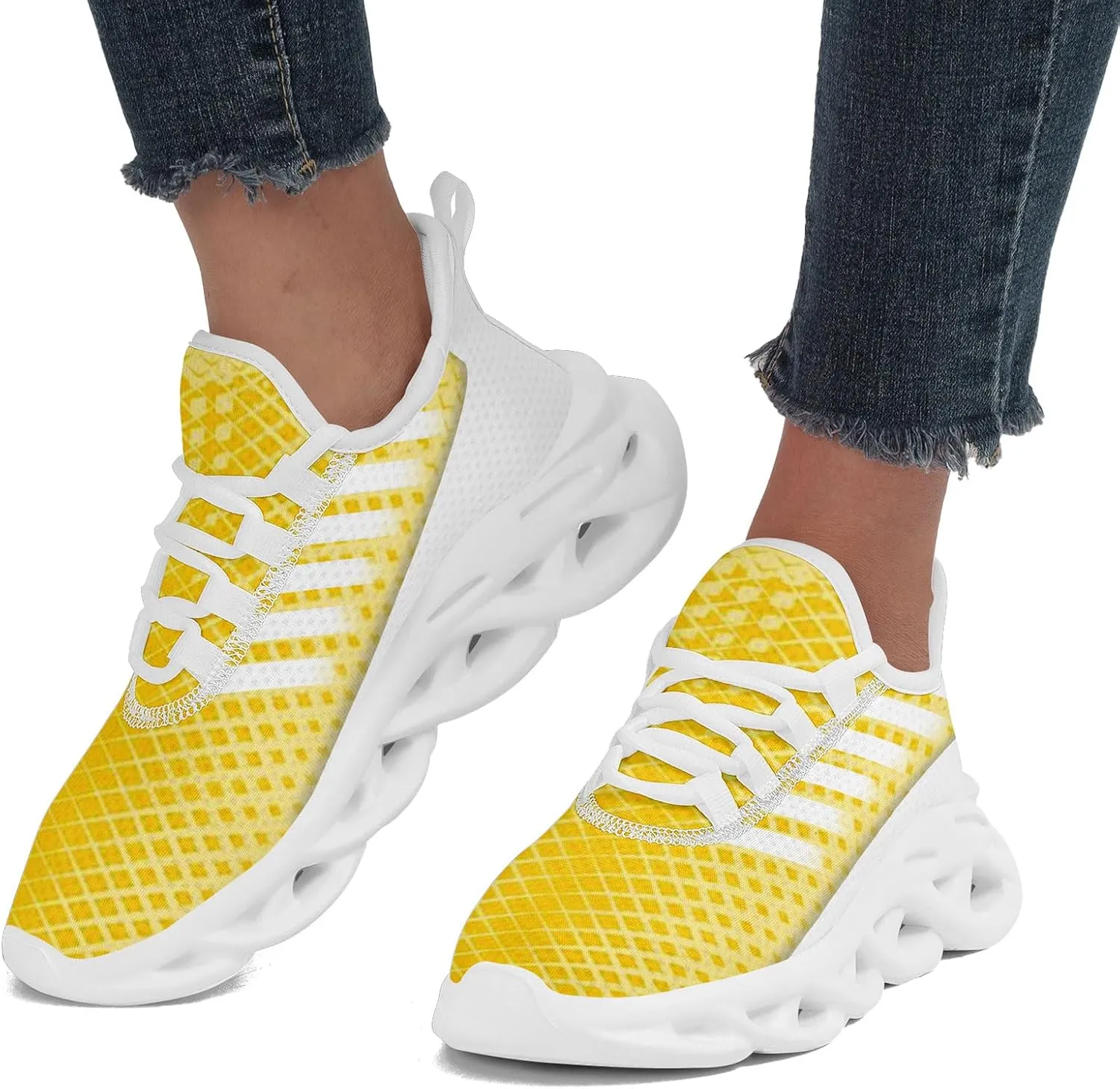 Running Shoes Fashion Sneakers Lightweight Cushion Sports Walking Shoes Casual Comfortable Tennis Athletic Trainers for Men Women