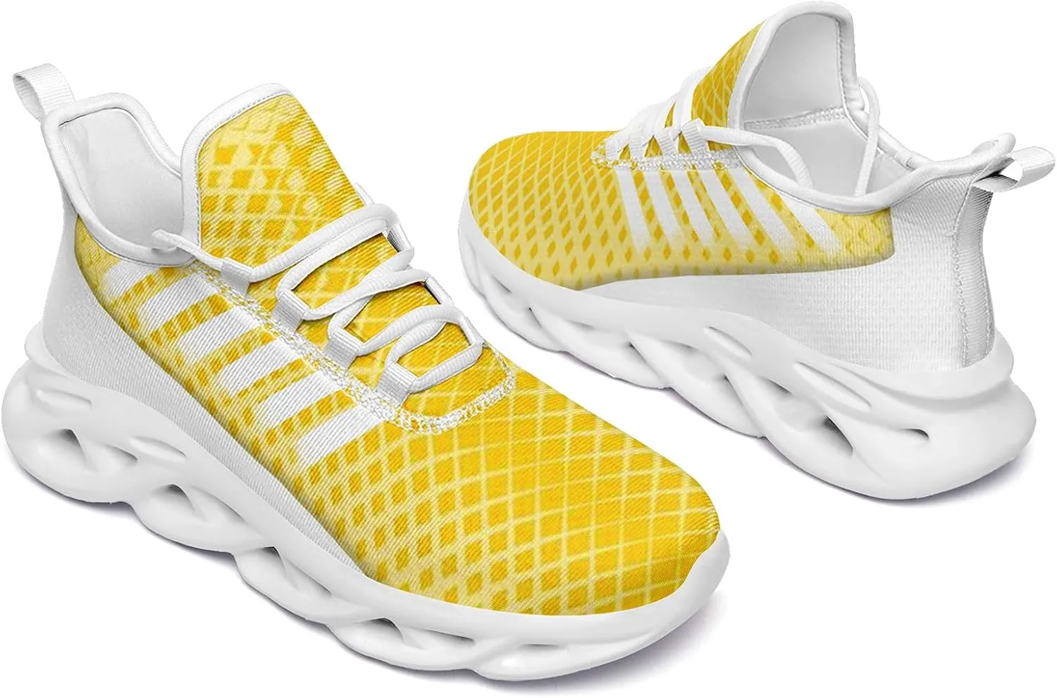 Running Shoes Fashion Sneakers Lightweight Cushion Sports Walking Shoes Casual Comfortable Tennis Athletic Trainers for Men Women