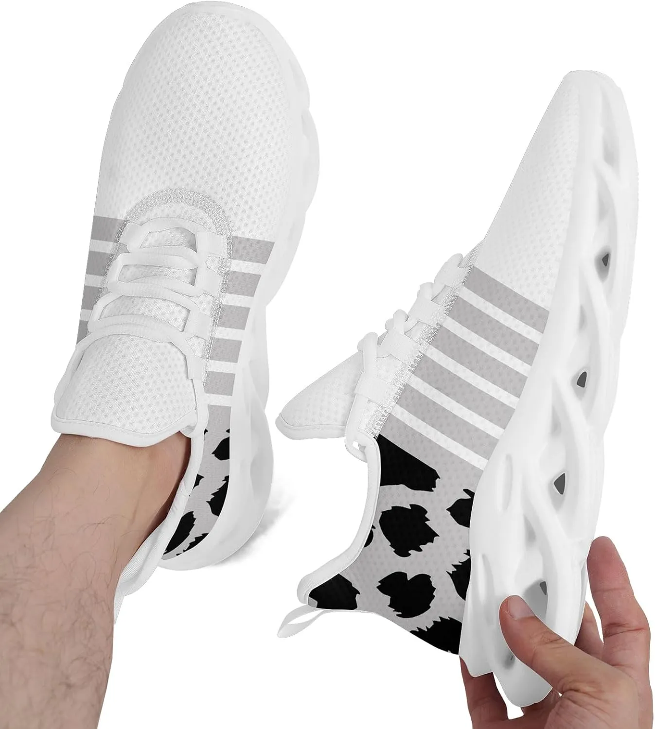 Running Shoes Fashion Sneakers Lightweight Cushion Sports Walking Shoes Casual Comfortable Tennis Athletic Trainers for Men Women