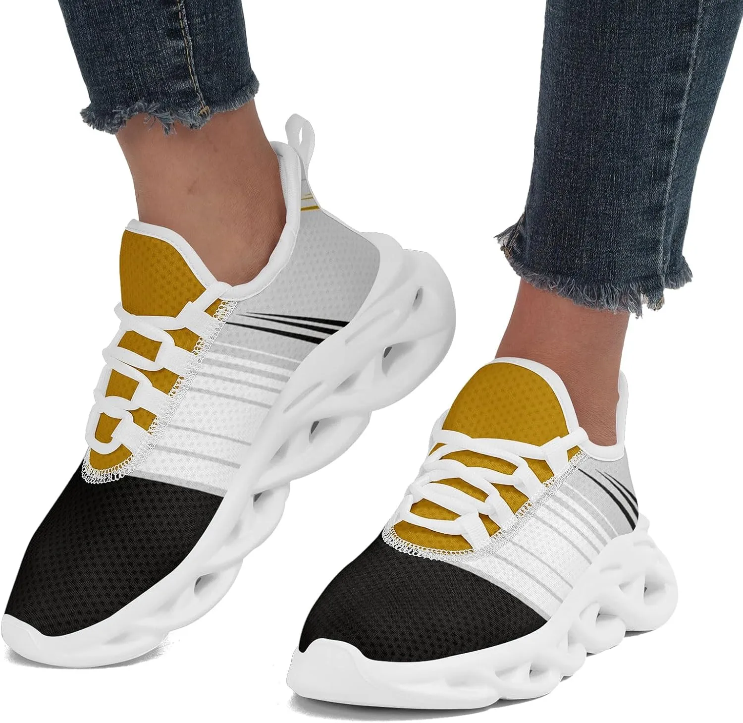 Running Shoes Fashion Sneakers Lightweight Cushion Sports Walking Shoes Casual Comfortable Tennis Athletic Trainers for Men Women